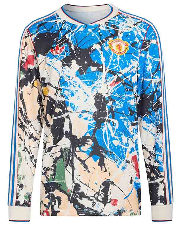 Manchester united special blue long sleeve jersey 2025-2026